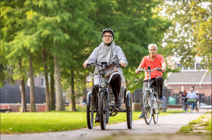 Message Ahmad & Khloud: “Een hele fijne fietscultuur in Nederland!” bekijken